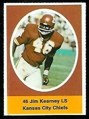 1972 Sunoco Stamps      286     Jim Kearney DP